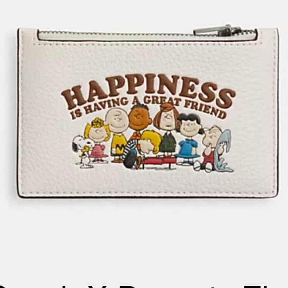 Coach X Peanuts Zip Card Case - Picture 1 of 6
